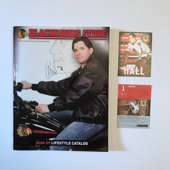 Chicago Blackhawks Official Game Program Magazine Glenn Hall Heritage Night - Picture 2 of 15
